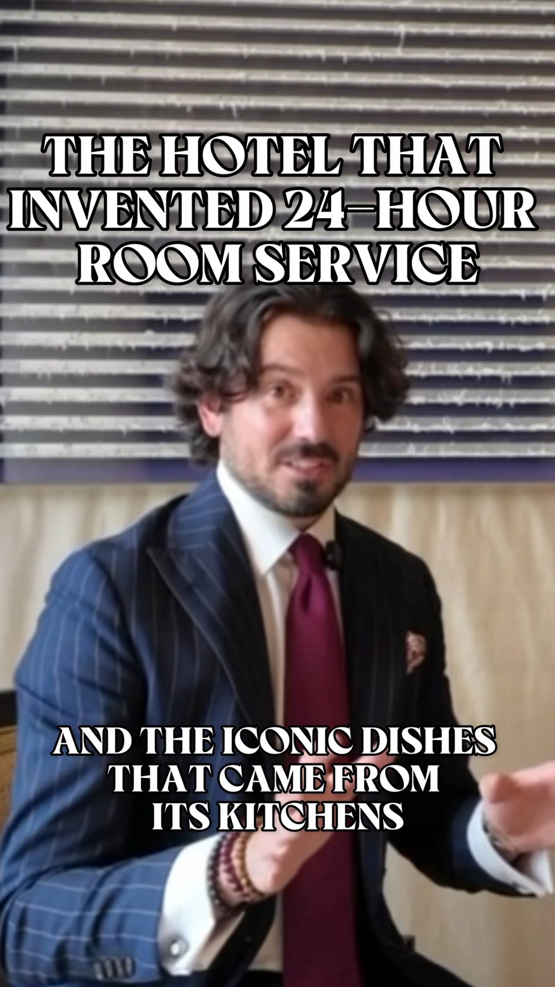 The hotel that invented twenty-four hour room service, and the dishes born in its kitchens